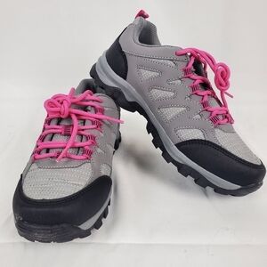 NIB Highland Creek Girls Youth Journey Hiking Shoes Athletic Gray/Pink Choose Sz
